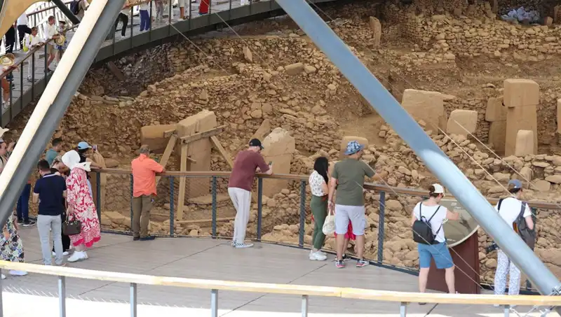 Tarihin Sıfır Noktası Göbeklitepe'de Ziyaretçi Yoğunluğu Zirveye Ulaşıyor