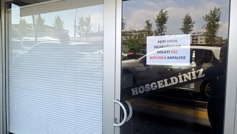 Afrika Sıcakları Esnafı Olumsuz Etkiledi: Dükkanlar Yaz Boyu Kapandı