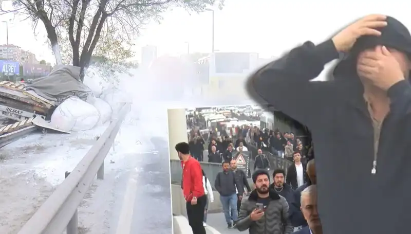 D-100'de Trafiği Kilitleyen Şok Kaza: Alçı Yüklü TIR Bariyerlere Çarptı