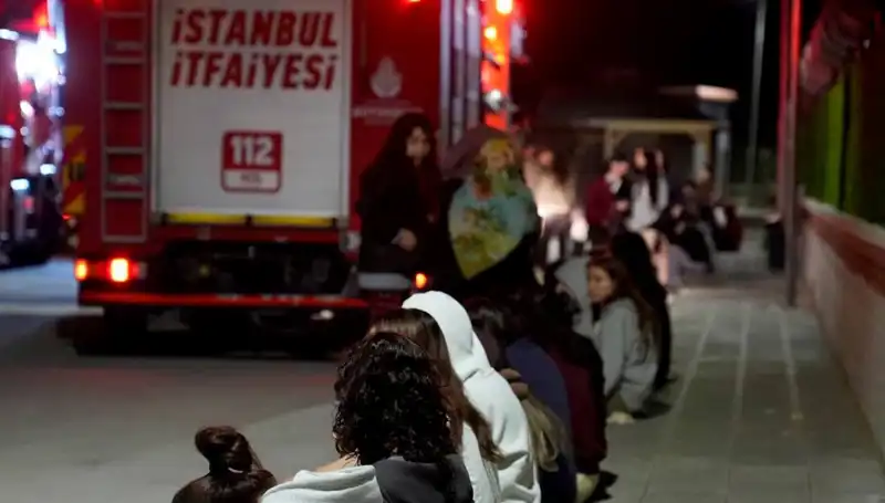 2500 Kişilik Kız Öğrenci Yurdunu Korkutan Yangın: Can Kaybı Yok!