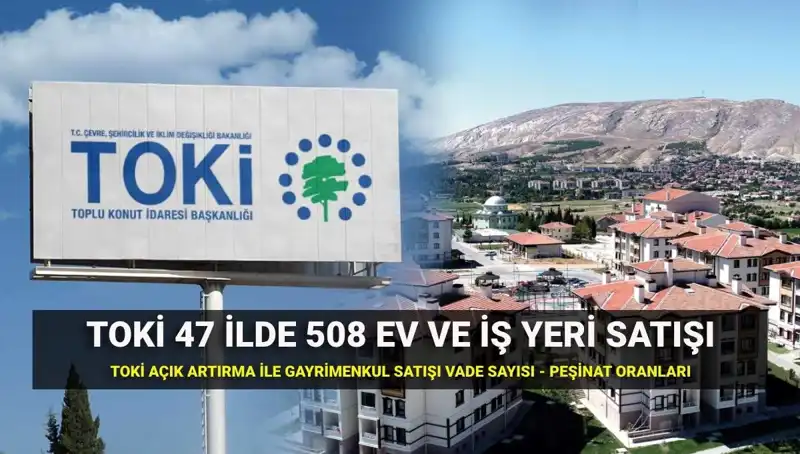 TOKİ 508 Ev ve İş Yeri Satış İlanları: Tüm Detaylar Burada!