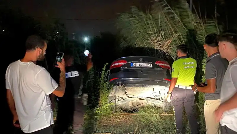 Trafik Magandası Dur İhtarı Sonrası Dere Yatağına Düşerek Yakalandı!