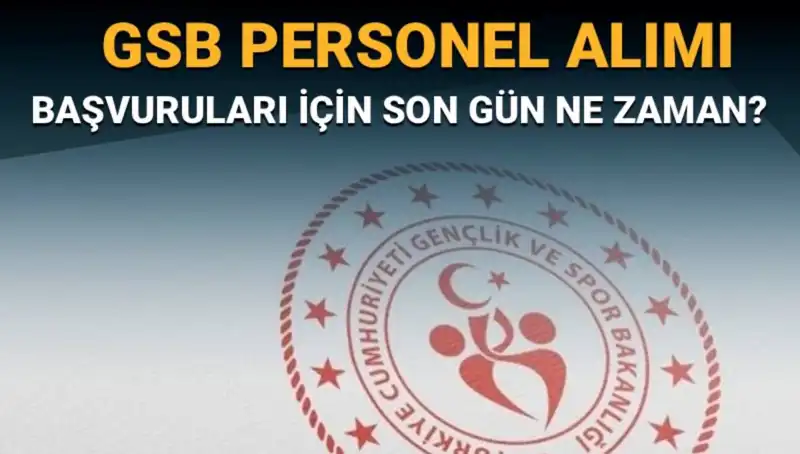 Gençlik ve Spor Bakanlığı Personel Alımında Son Başvuru Tarihi!