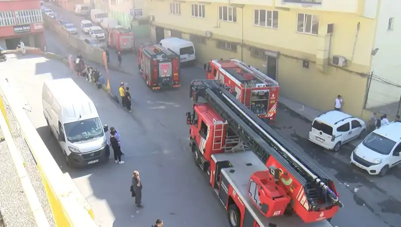 İstanbul'da Tekstil Atölyesi Allah'a Emanet Edildi: Yangın Panik Yarattı