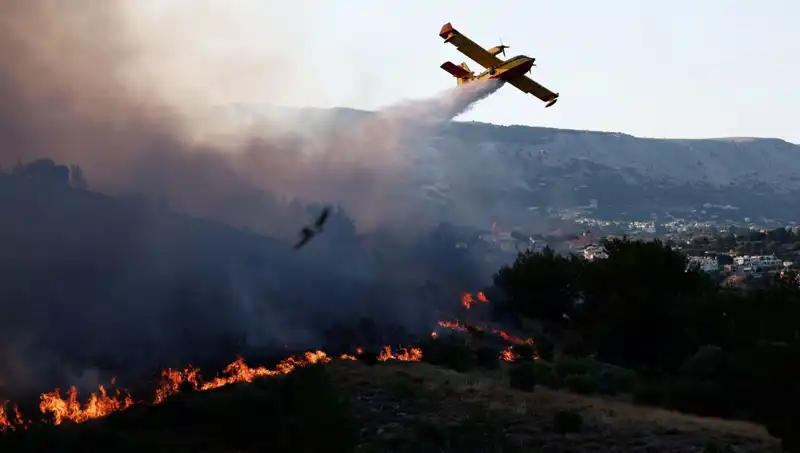 Sakız Adası’ndaki Orman Yangını: Kontrol Altına Alındı, Ancak Zarar Büyüktü